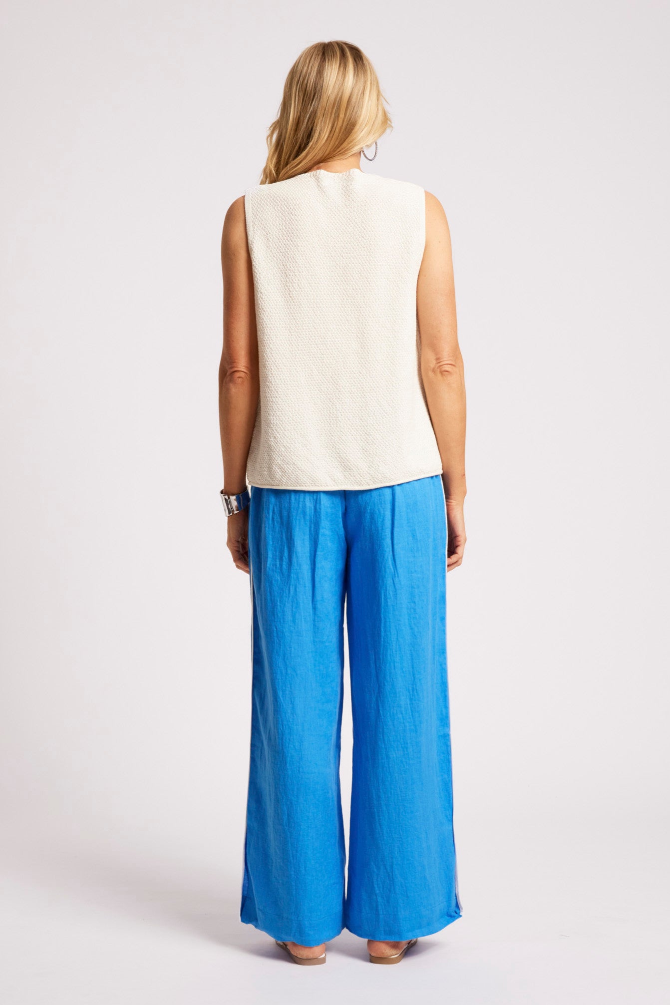 Maris Knit Vest - White