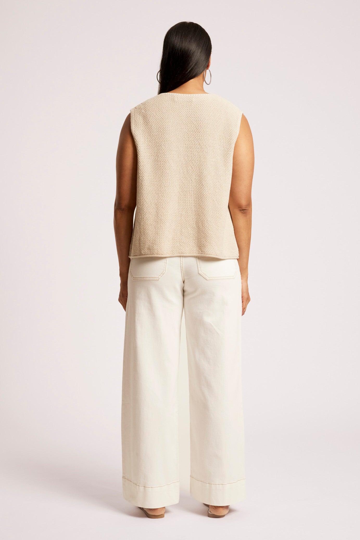 Maris Knit Vest - Tusk