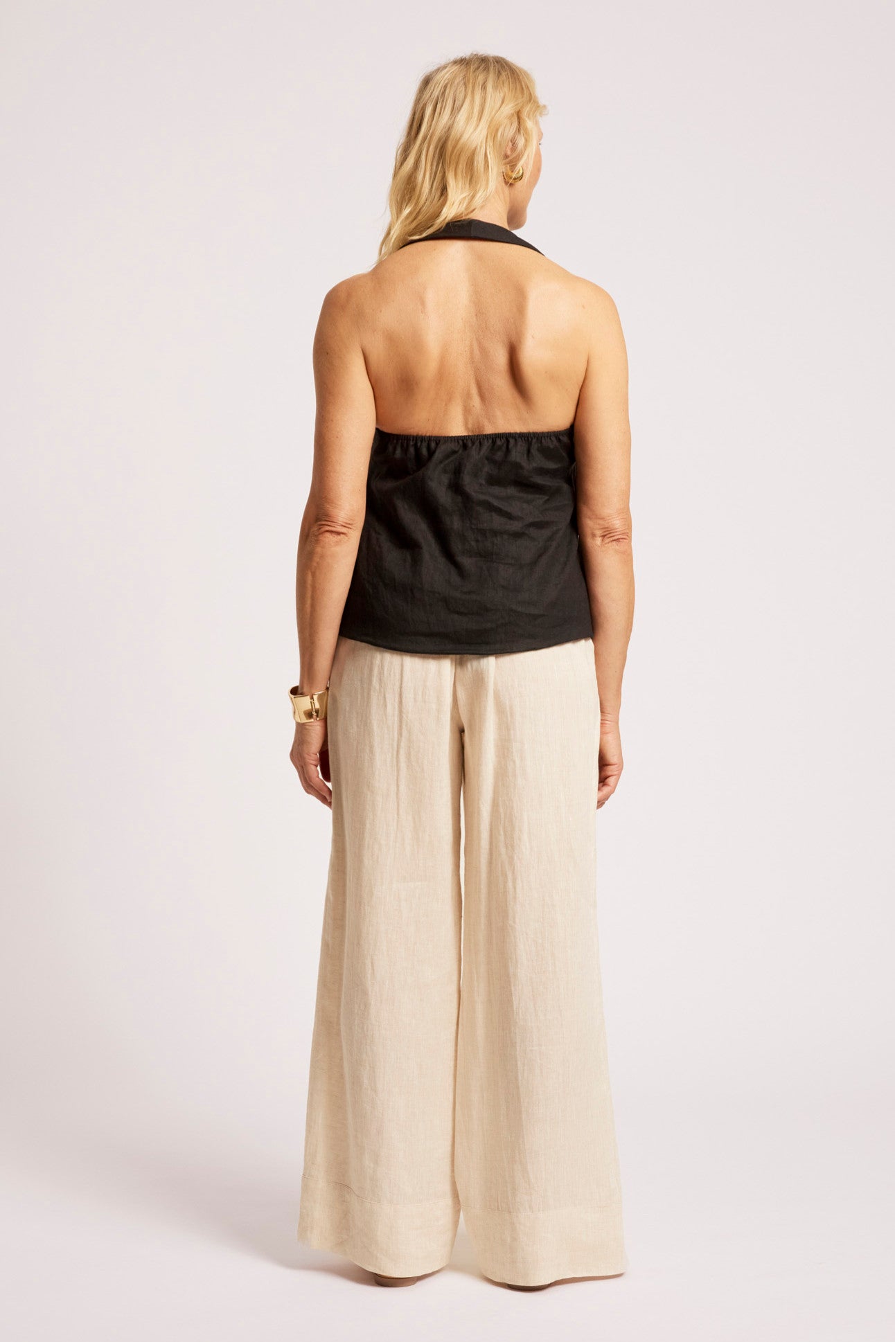Maris Halter Vest - Black