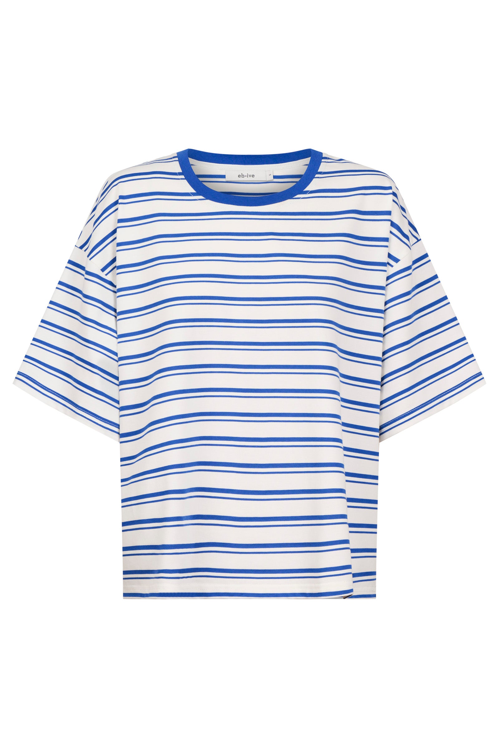Paloma Striped Tshirt - Azure / White