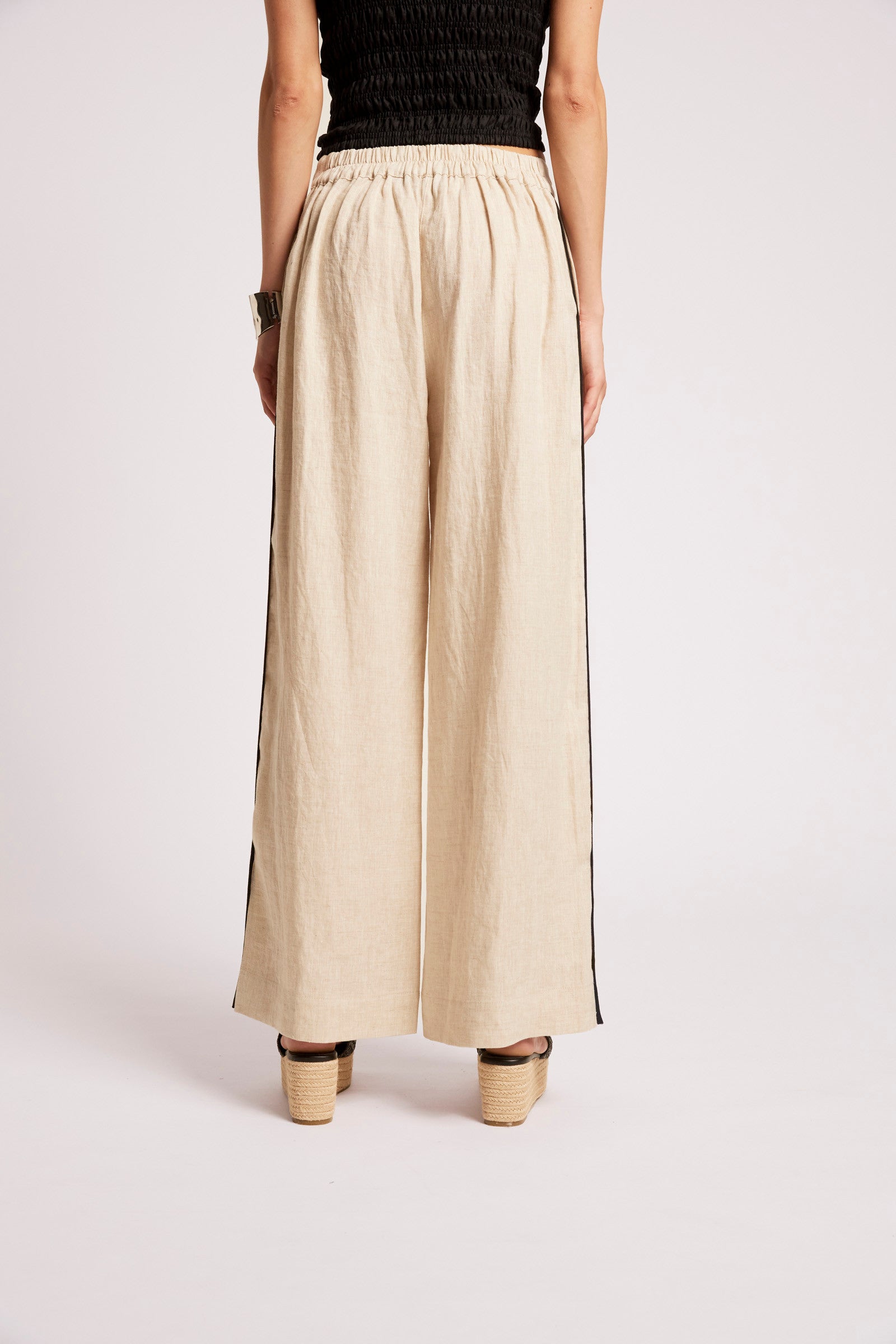 Maris Splice Pant - Tusk / Black