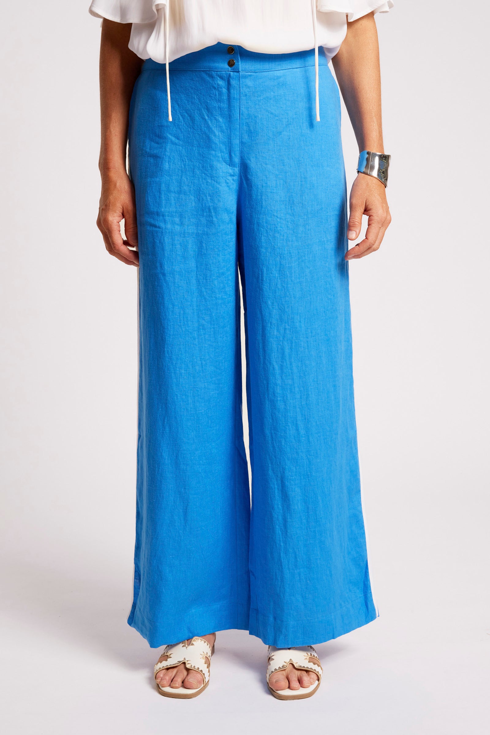 Maris Splice Pant - Marine / White
