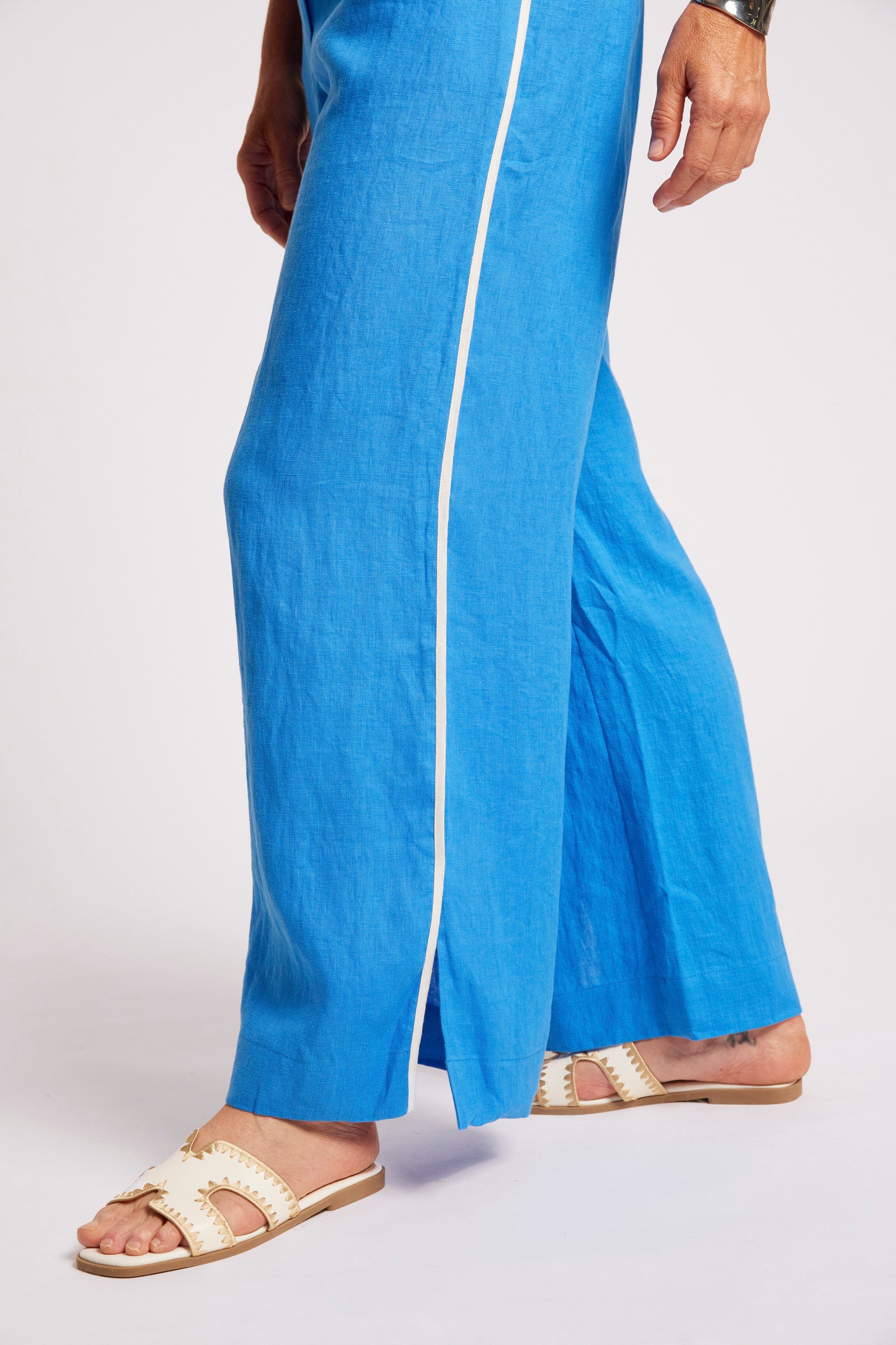 Maris Splice Pant - Marine / White