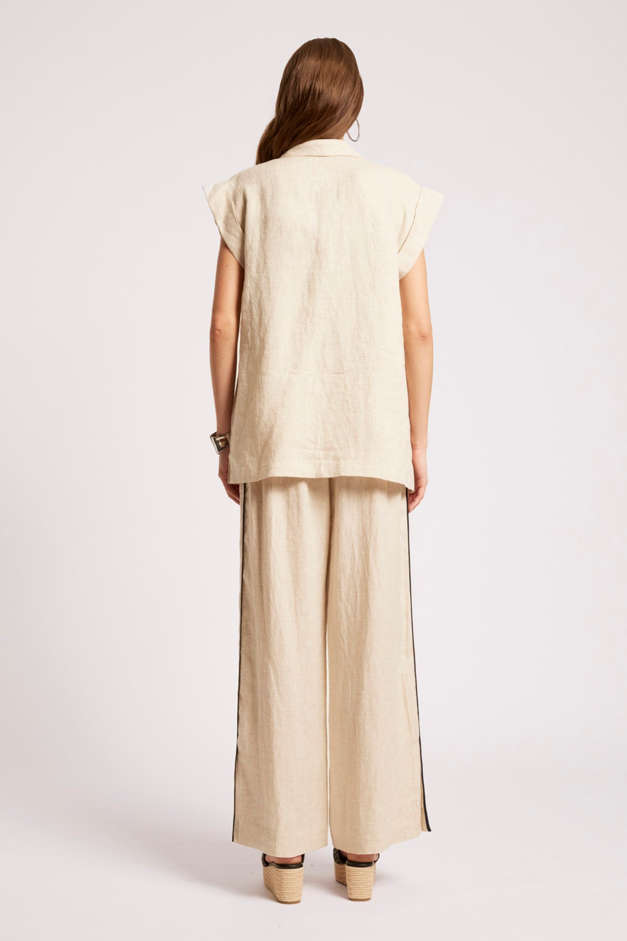 Maris Blazer Vest - Tusk