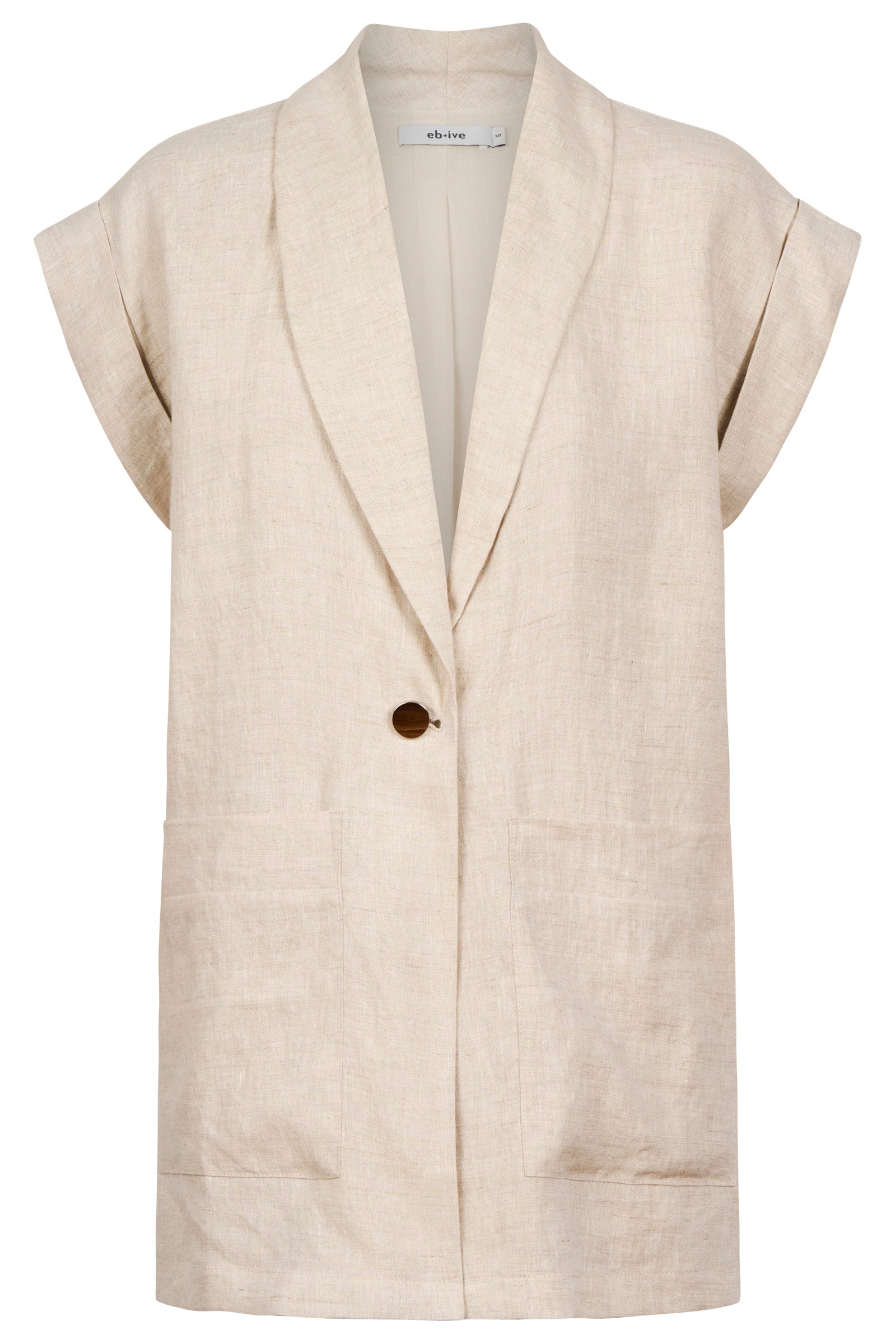 Maris Blazer Vest - Tusk