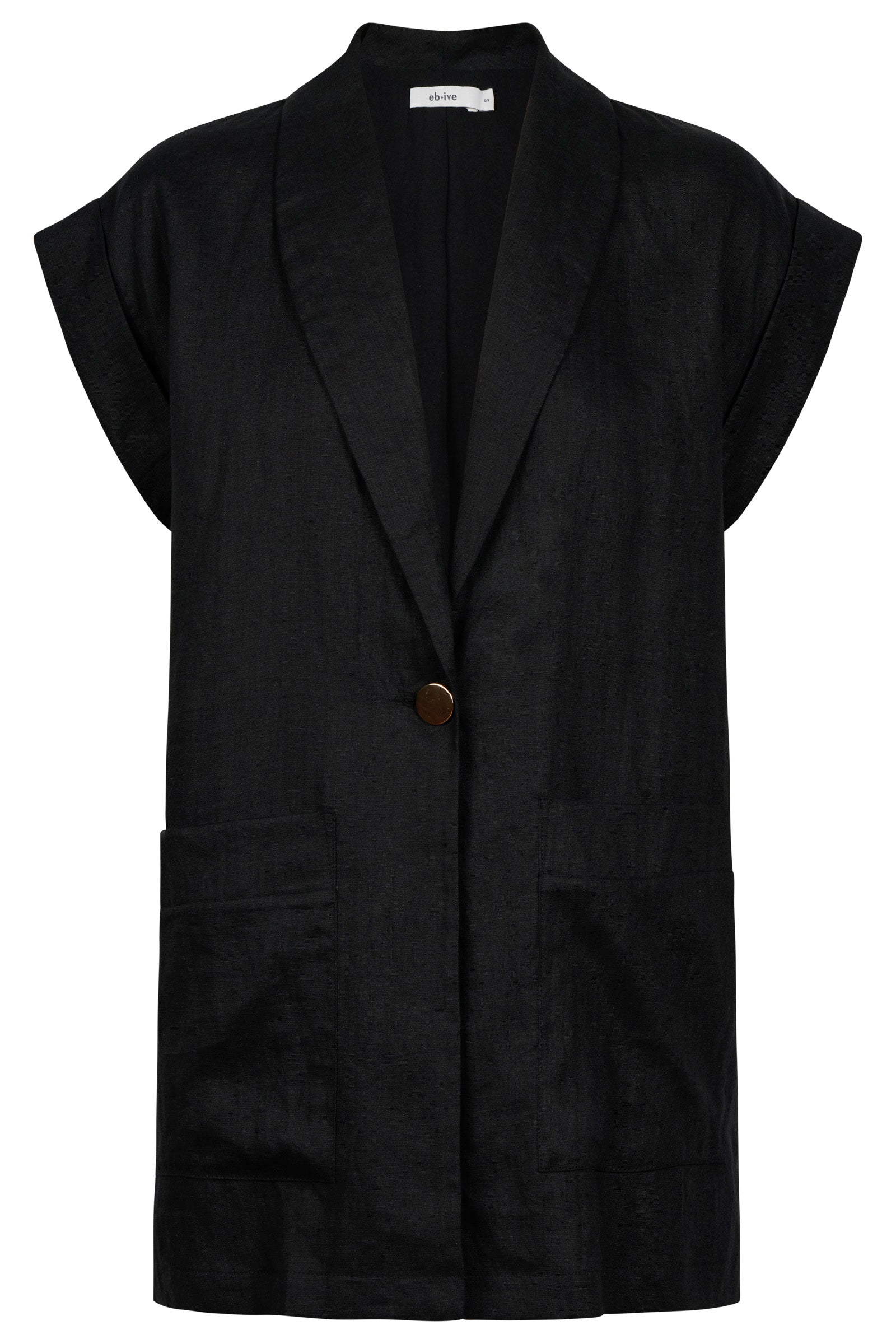 Maris Blazer Vest - Black