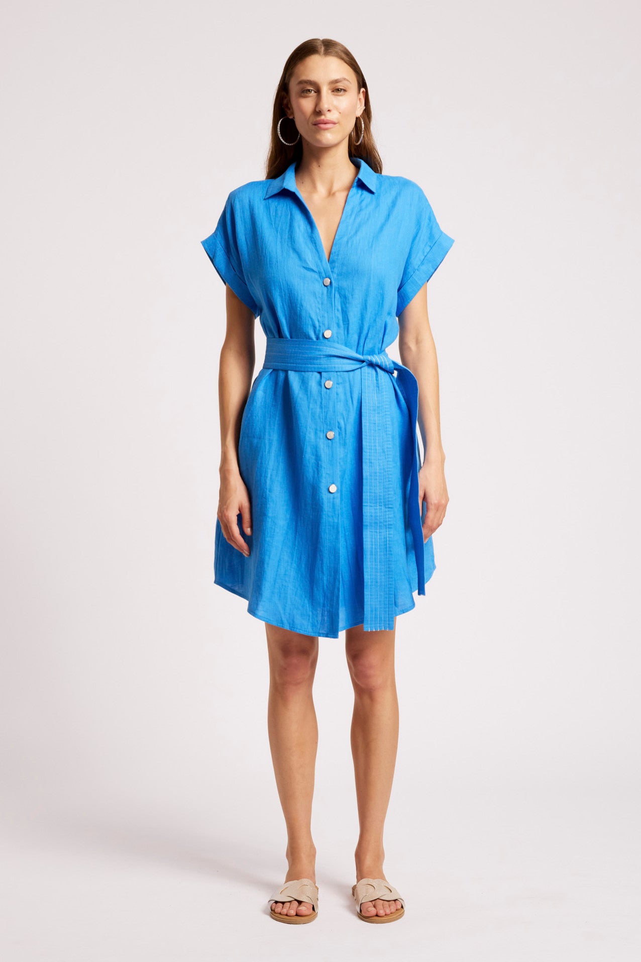Maris Shirt Dress - Marine