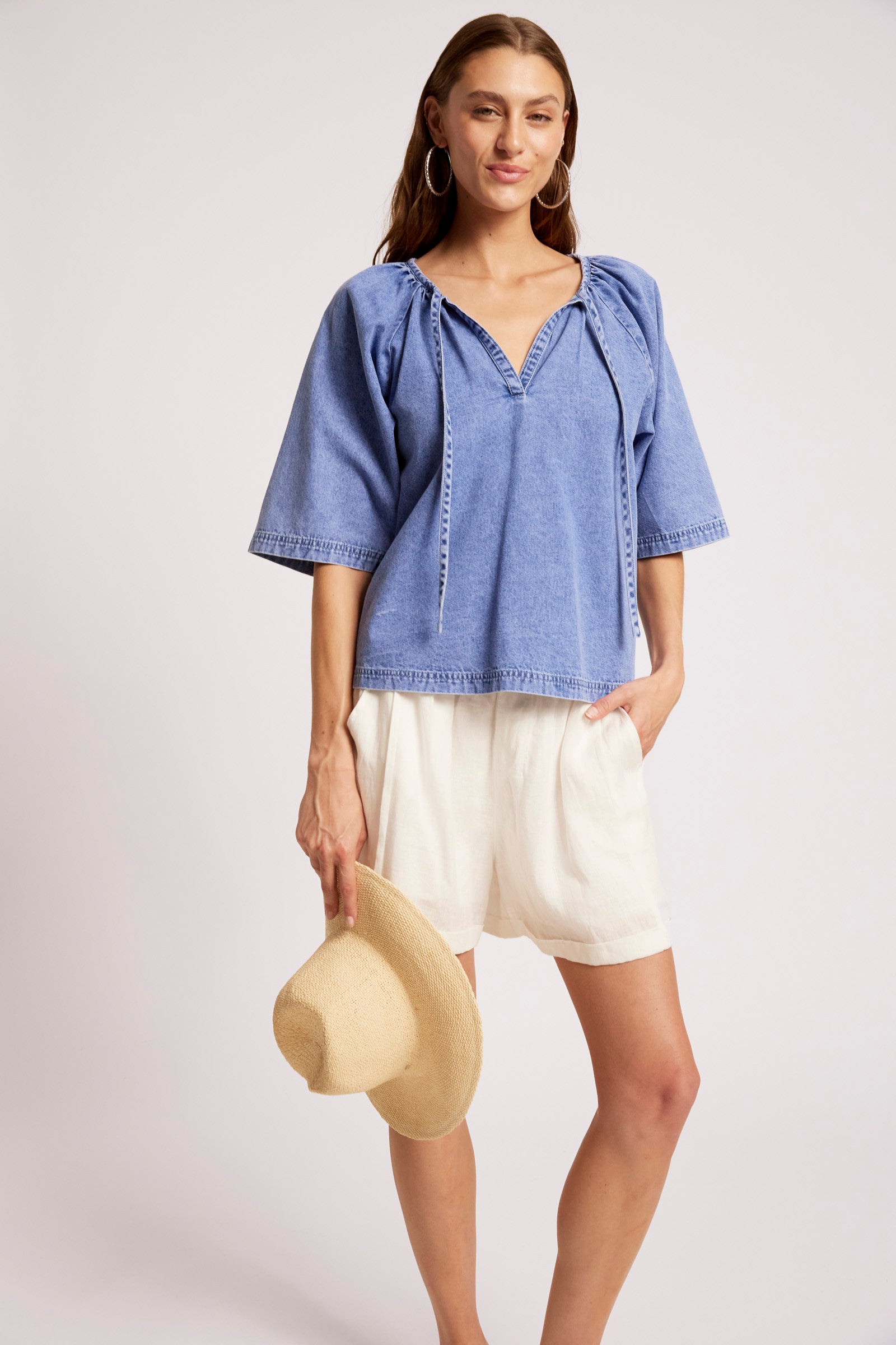 Dusk Denim Top - Denim