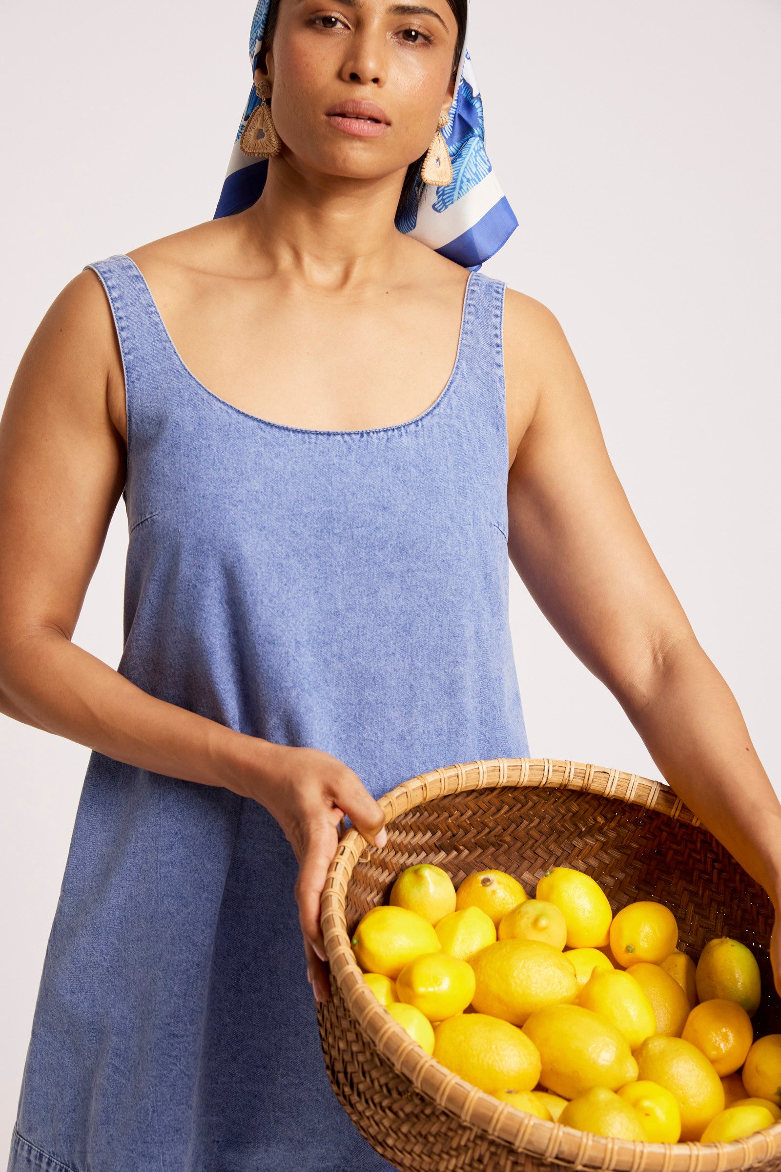 Dusk Tank Dress - Denim