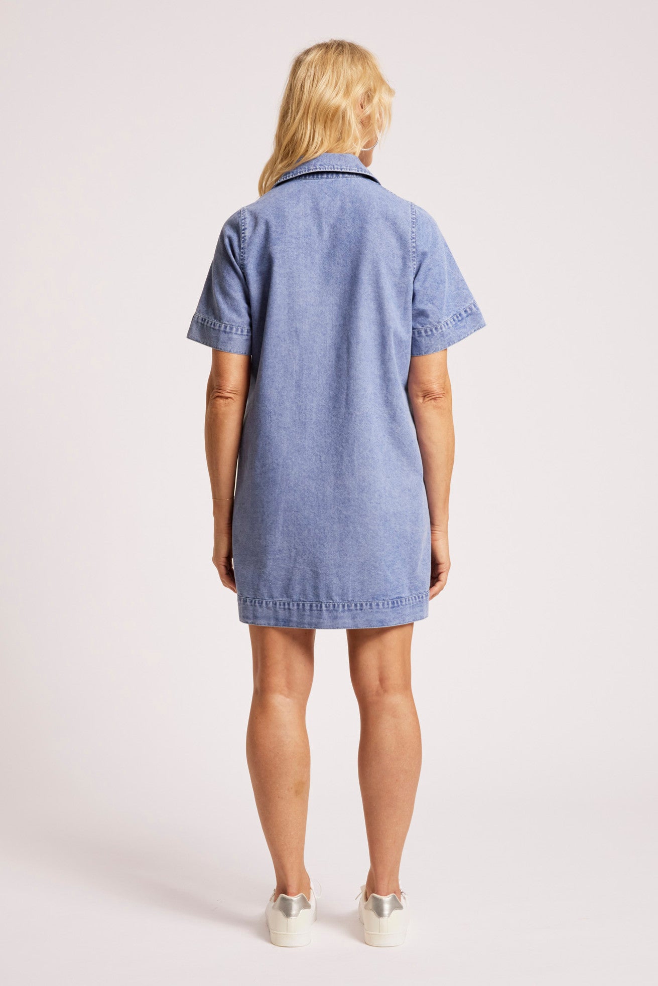 Dusk Denim Shirt Dress - Denim