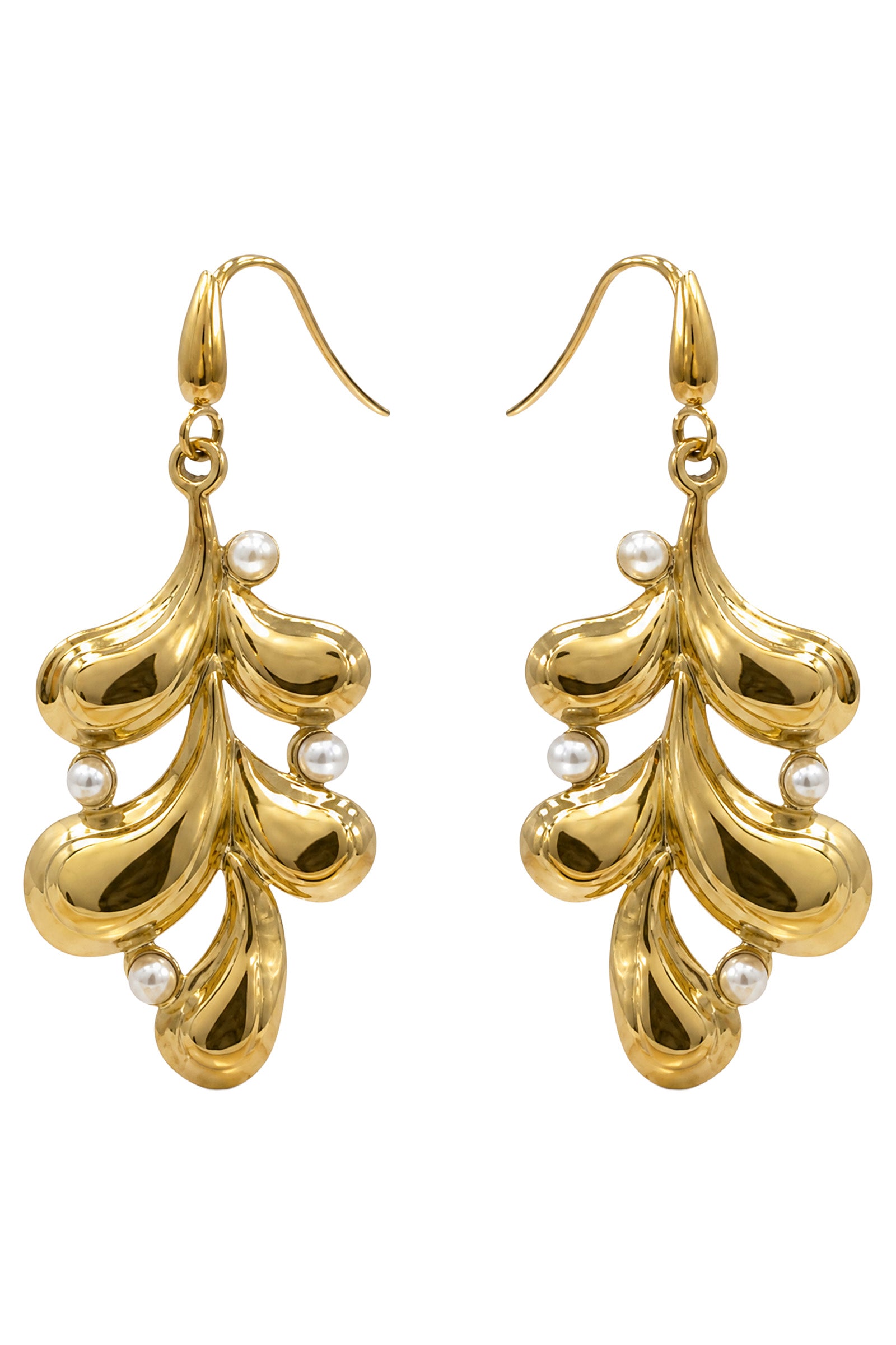 Casa Earring - Gold Leaf