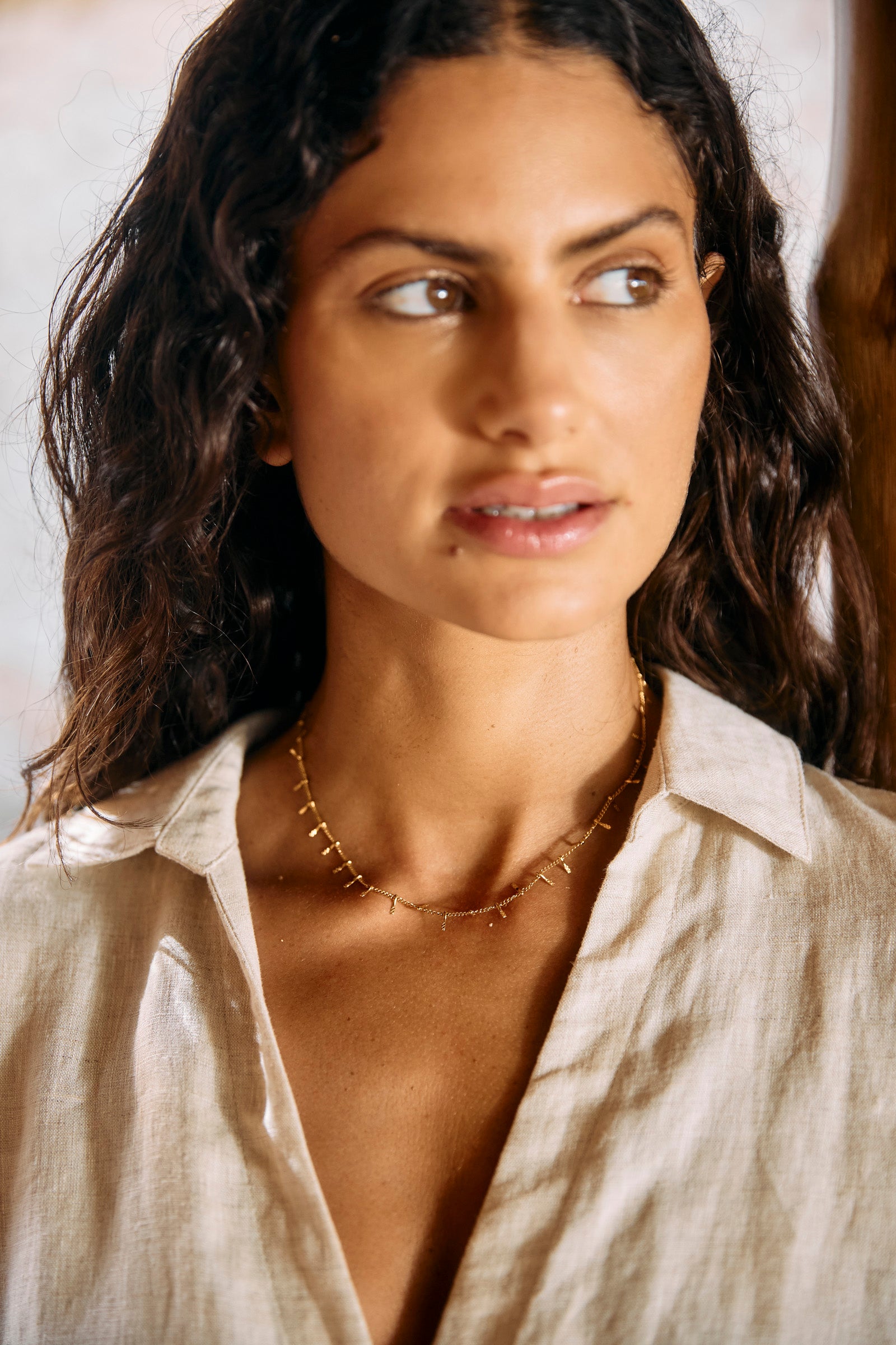 Drift Necklace - Gold Choker
