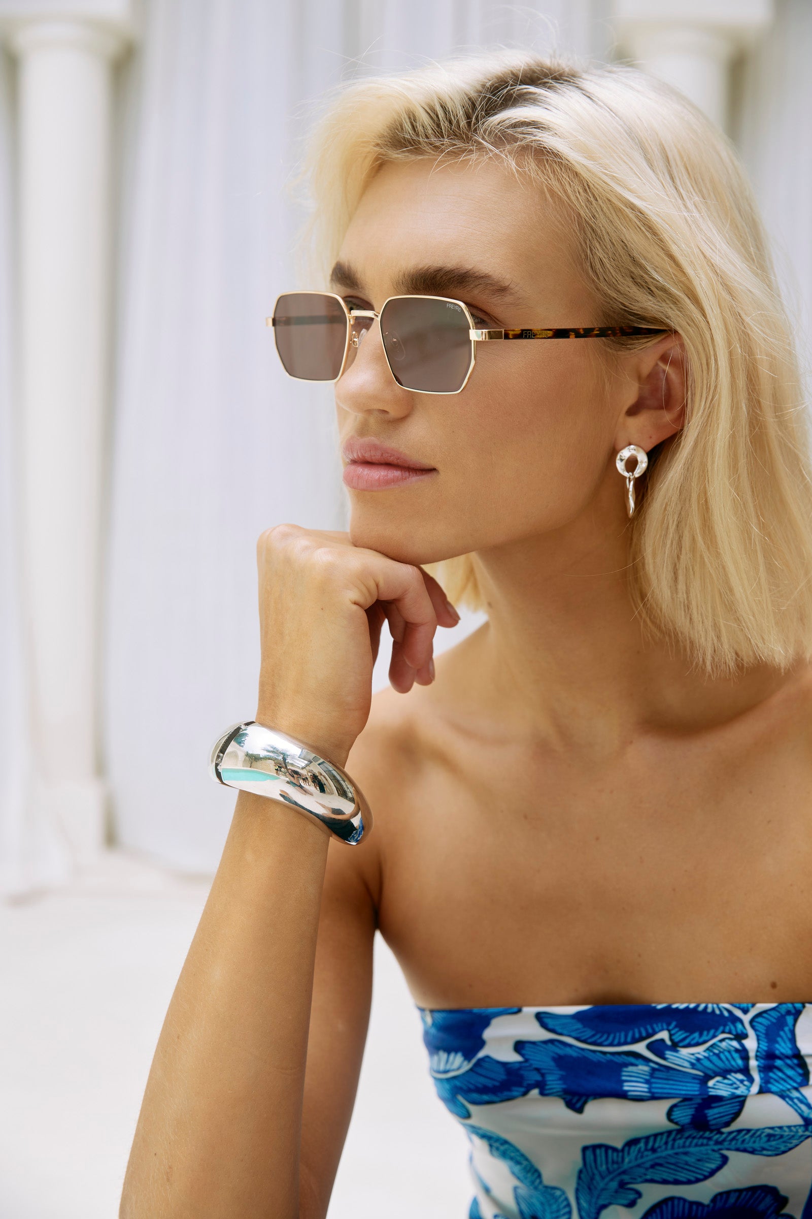 Grove Bangle - Silver