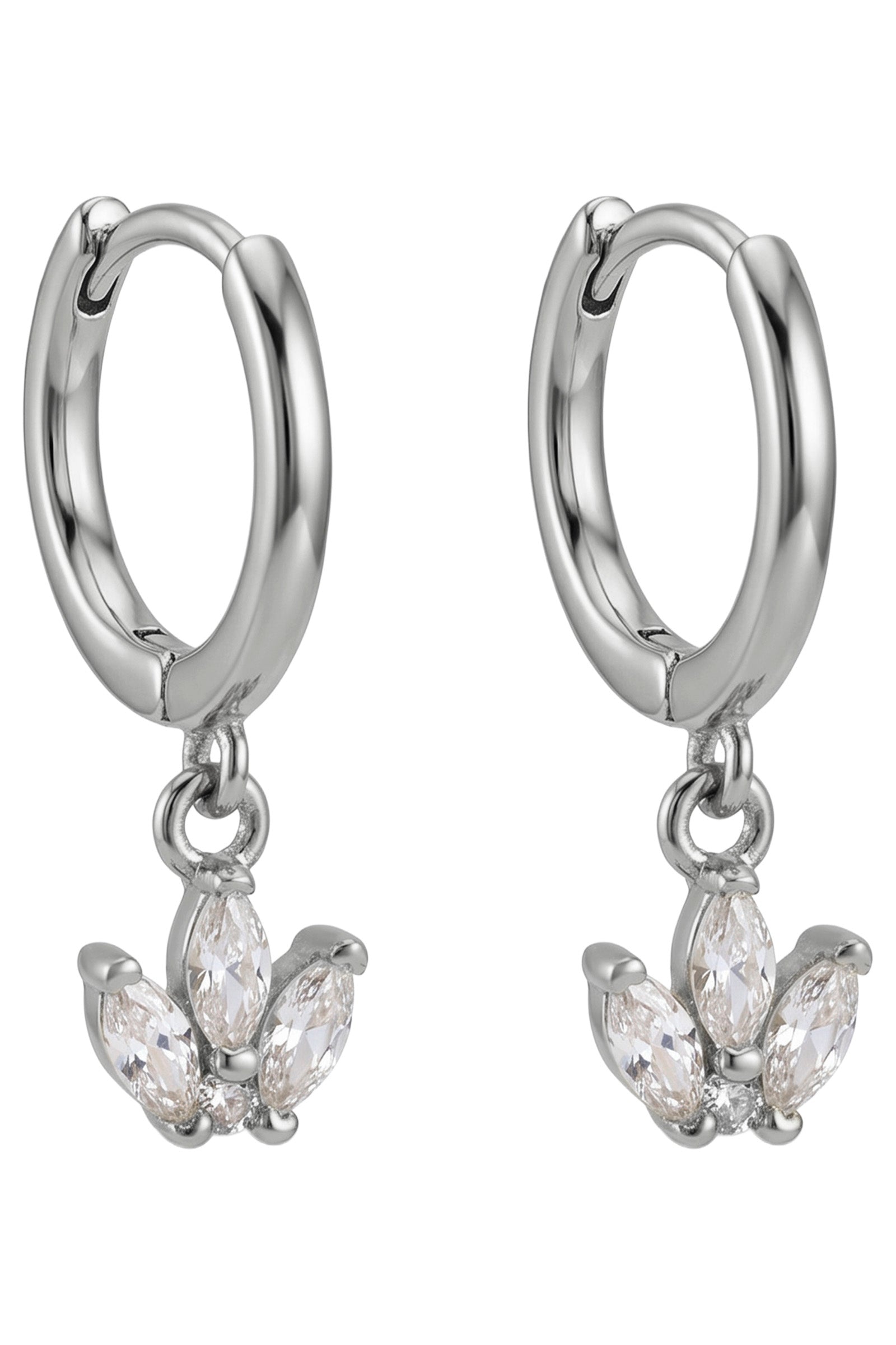 Heritage Earring - Leaf Silver
