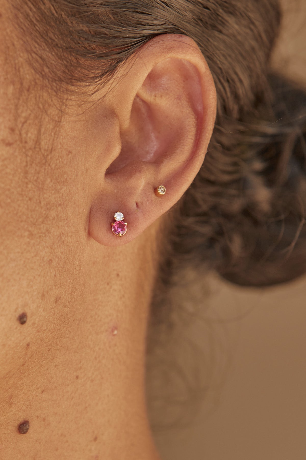 Instinctive Earring - Ruby - eb&ive Earring